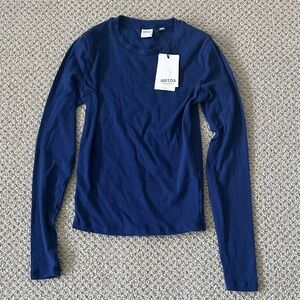 Aritzia Byron Blue Longsleeve